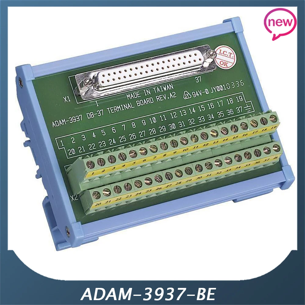 

ADAM-3937-BE For Advantech DB38 DIN Rail Terminal Block Matches PCI-1713U/1715U/1730U