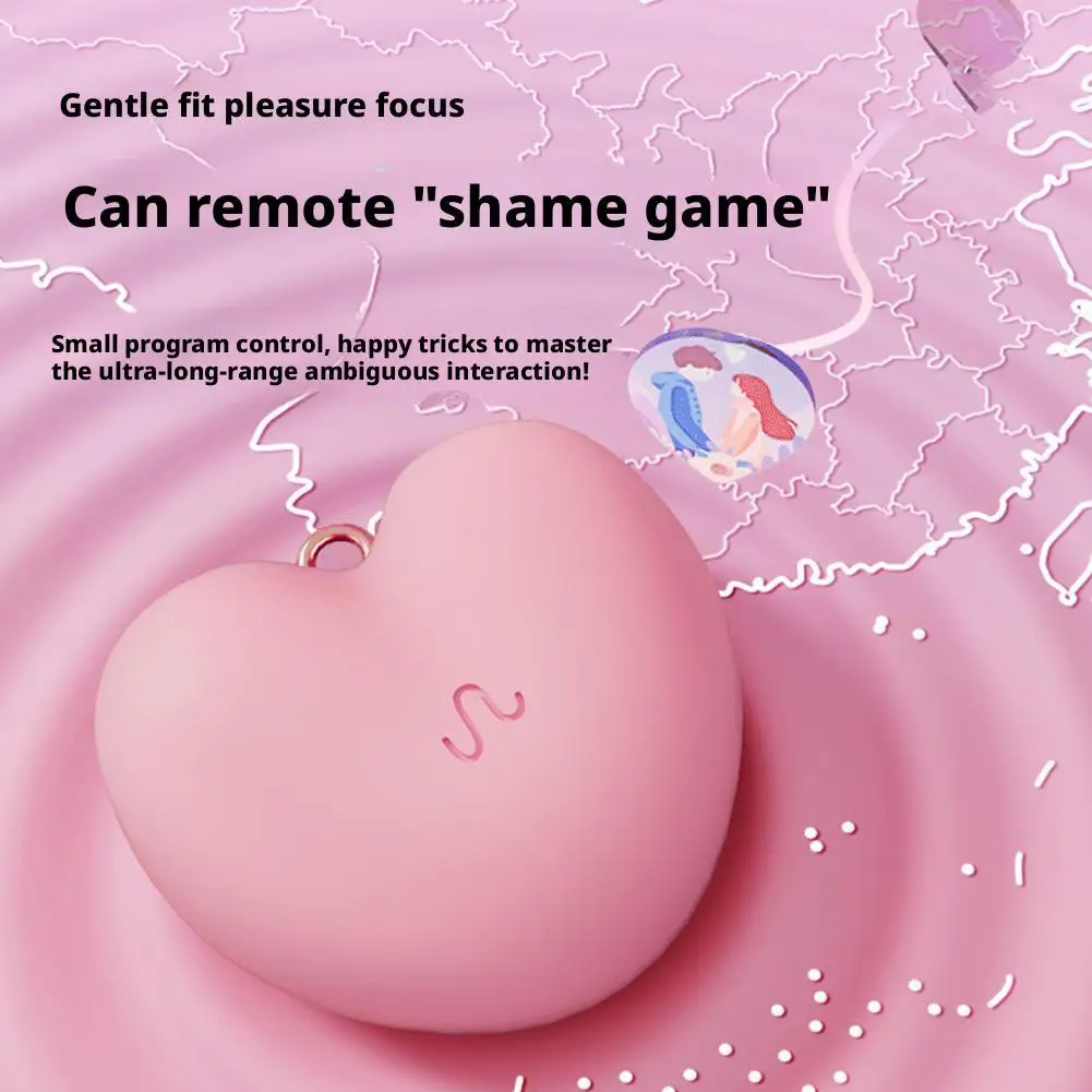 الحب قلادة هزاز التحكم الذكي اللاسلكية عن بعد سيليكون مقاوم للماء يمكن ارتداؤها أوضاع اهتزاز قوية #5