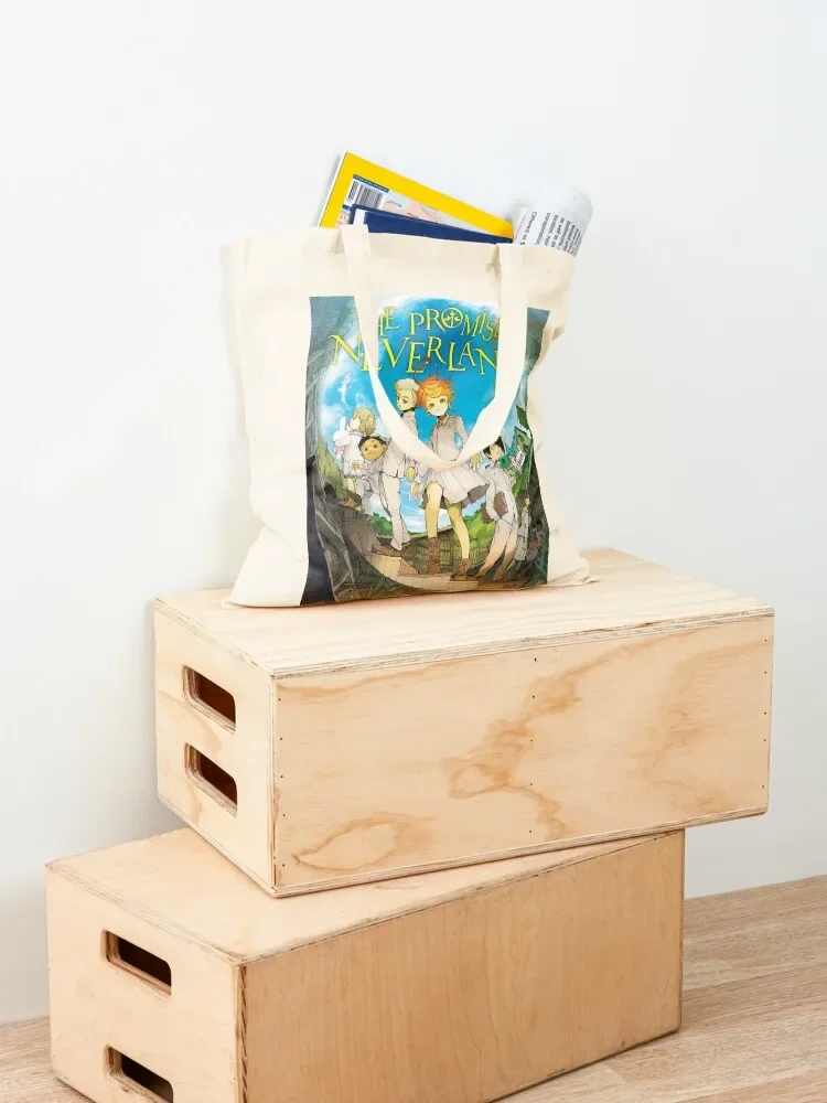 The Promised Neverland Tote Bag hand bag Canvas shoulder bag personalized tote Customizable tote