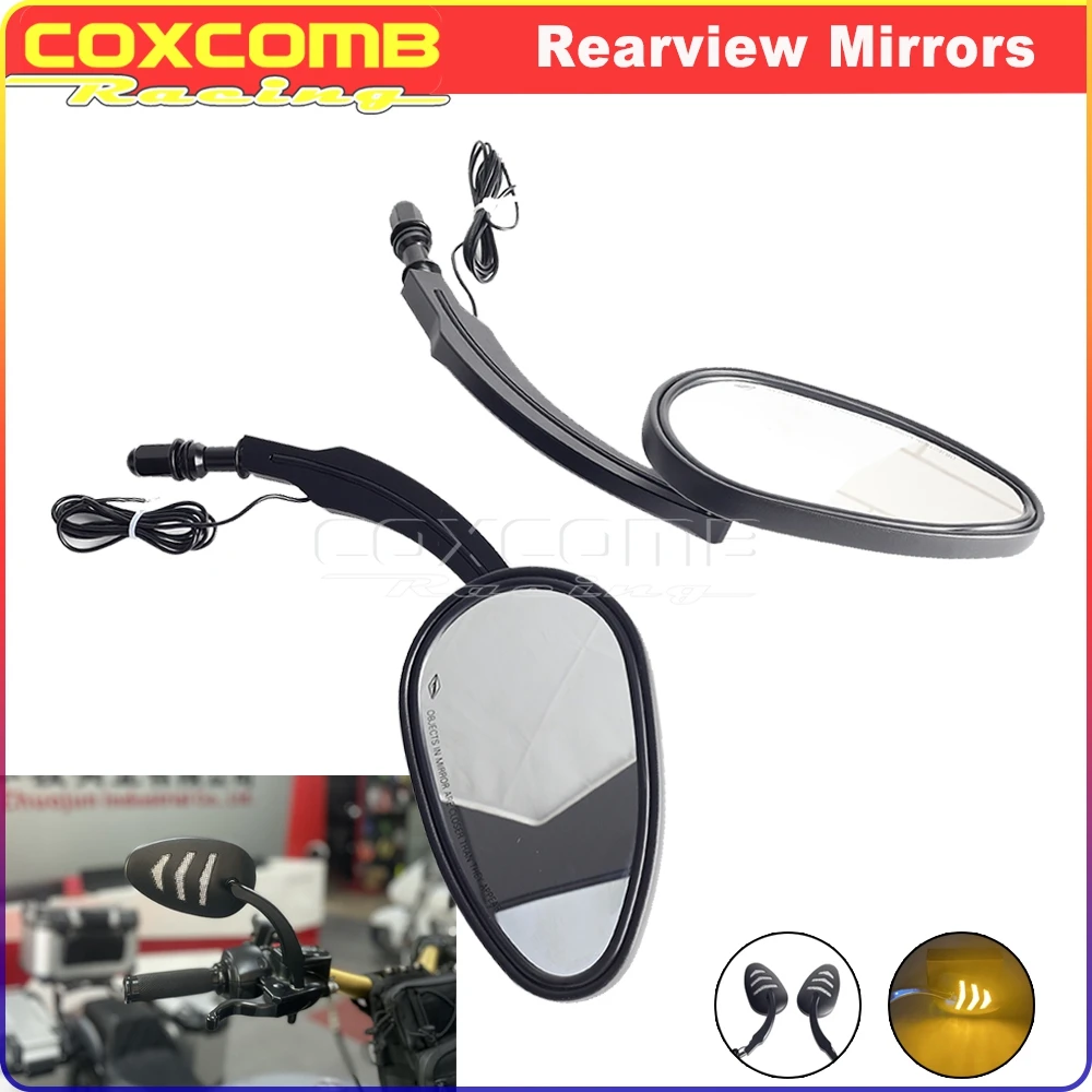 

Rearview Handlebar Mirror Motorcycle Mirrors For Harley Road Glide FLTR FLTRI FLTRU FLTRX FLTRXSE 1998-2013 Road King FLHR FLHP