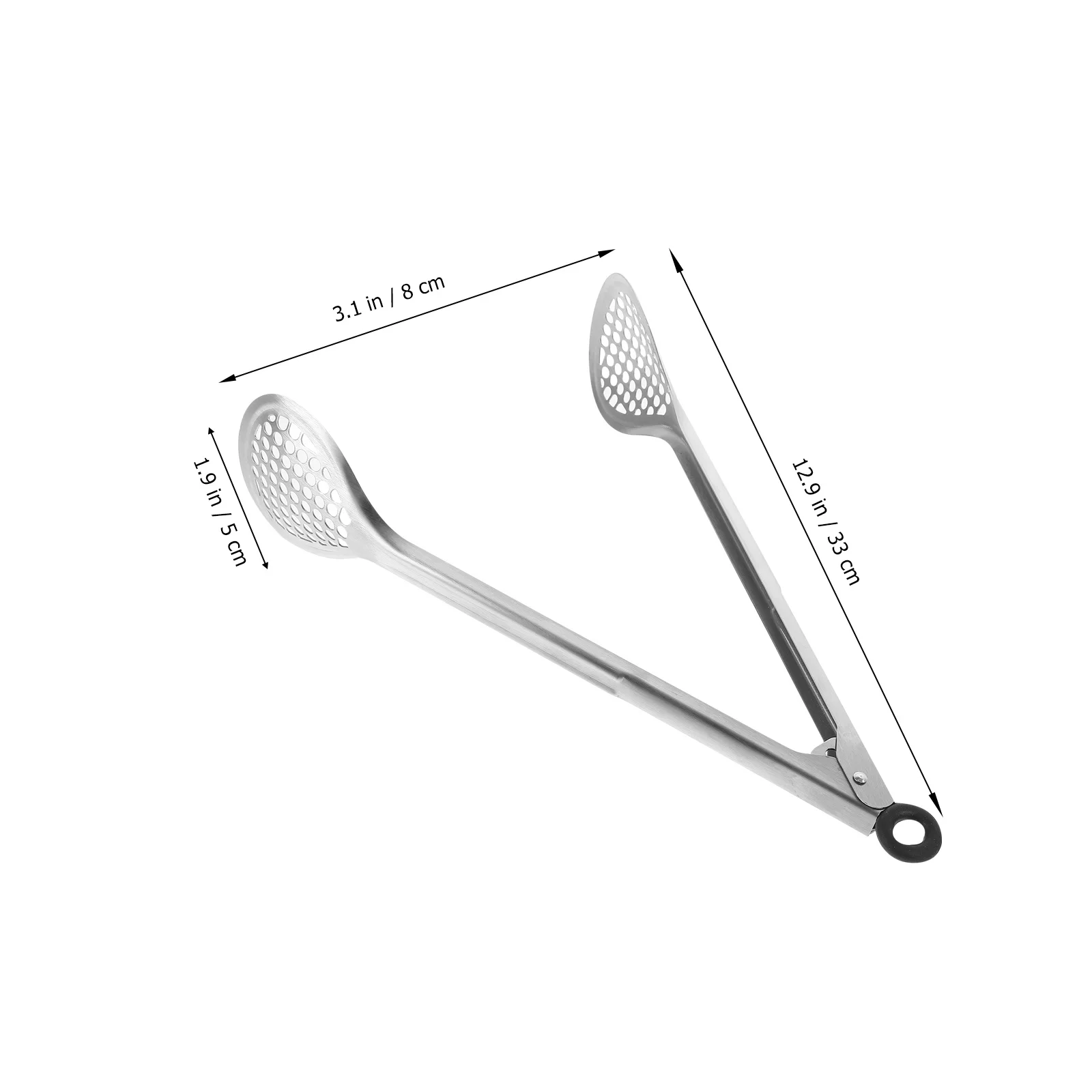 

Stainless Steel Food Tongs Rust-Resistant Multi-Function Kitchen Gadget Heat-Resistant Ergonomic Design for Grilling Baking Bbq