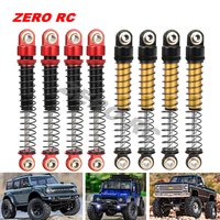 53MM FULL METAL Threaded Shock Absorber Oil Damper For 1/18 Mini RC Crawler Car TRX4M Bronco Defender K10 F150 FMS WPL Upgrade