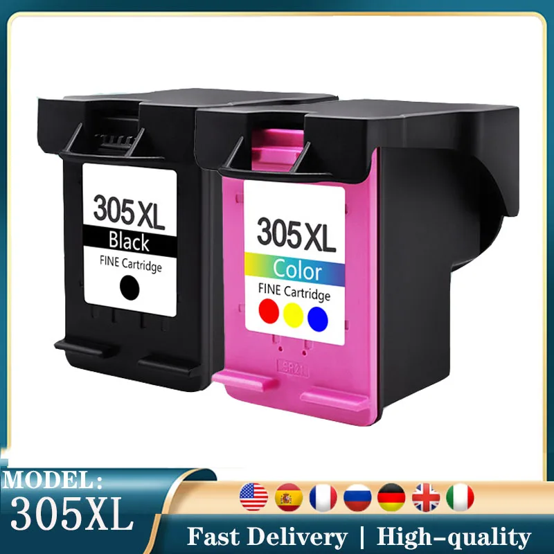 

Полностью совместимый картридж vilaxh 305XL для HP 305 XL HP305 DeskJet 2710 2720 4110 4120 4130 ENVY 6010 6020 6030 6420