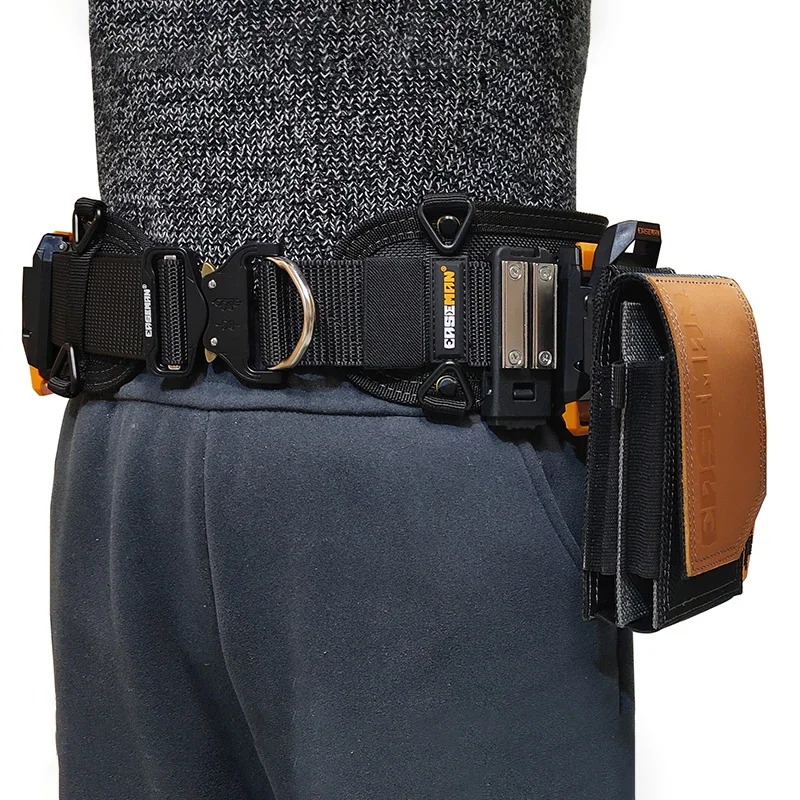 Bolsa de Ferramentas Multifunções Cintos Suspensos Rápidos Ferramentas Pesadas Cintura de Armazenamento Trabalho ao ar Livre Organizador de Ferramentas Portátil Acessórios
