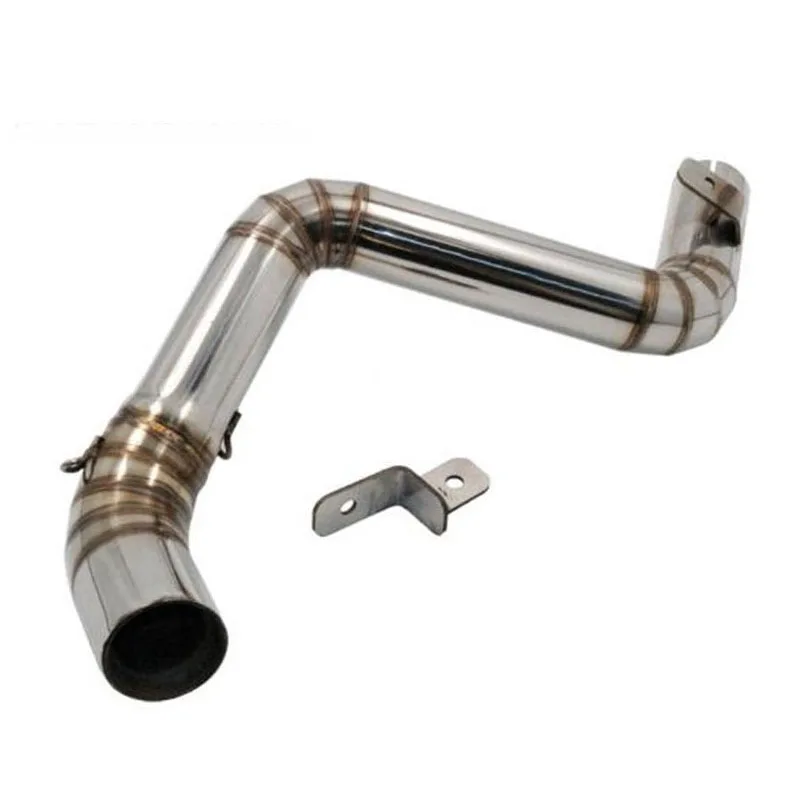 

STLF motor Stainless Steel Motorcycle Exhaust Link Pipe for Duke 200 Moto Bike Exhaust Pipe System for Duke 200