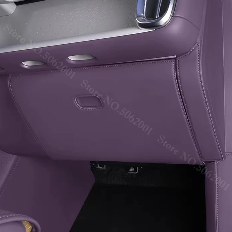 For Leapmotor B10 Center Console Side Protector Pads B/C Pillar Leather Anti-kick Mat Door Threshold Strip Modified Accessories