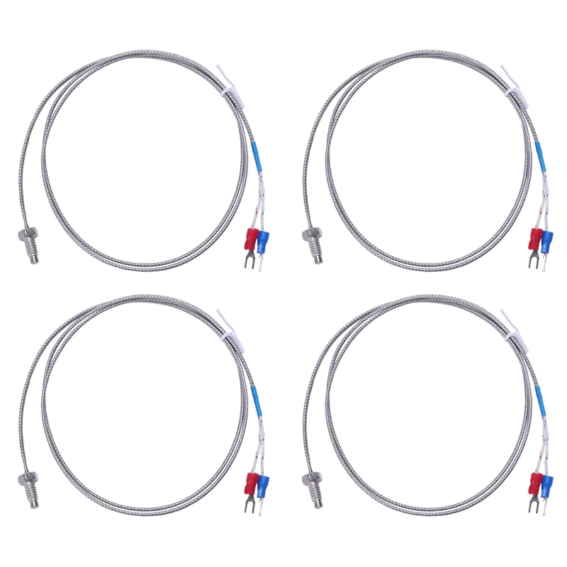 BNVN-4Pcs 3,3Ft K Тип термопары Контроллер температуры 0-400C Датчик зонда
