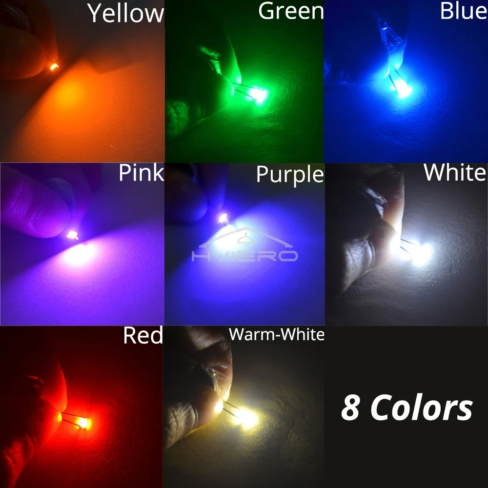 100pcs 1206 SMD SMT Lamp Super Bright Chip Light Bead LED Emitting Bulbs Diodes Module Decoration Garden Ceiling Atmosphere Neon - Image 2