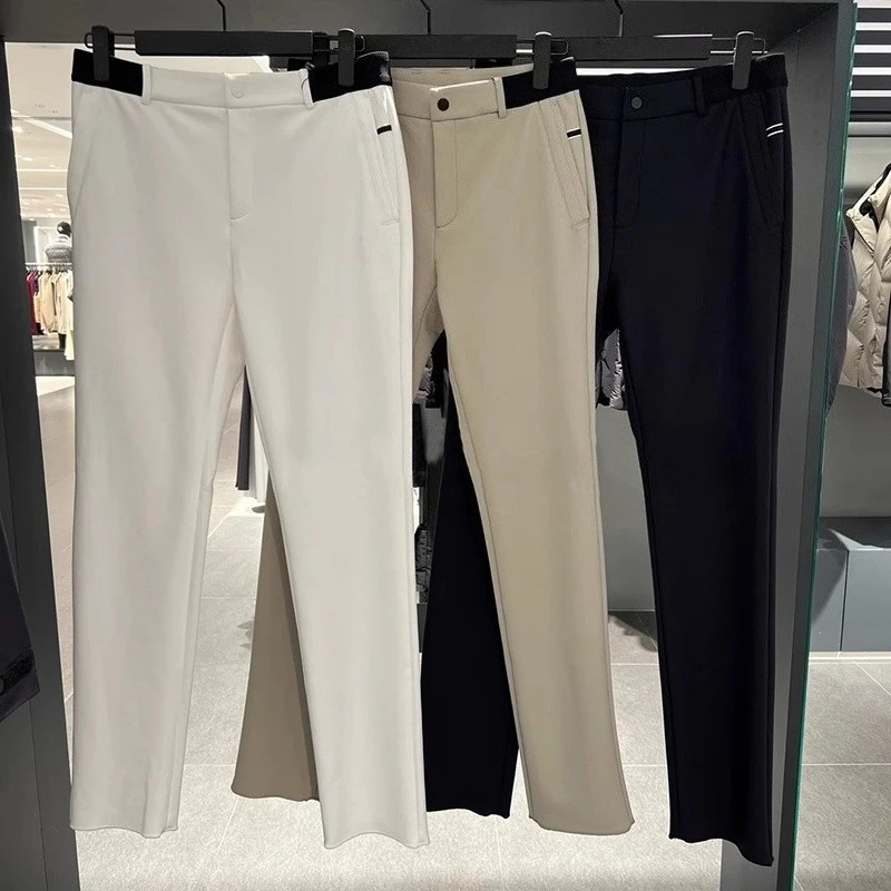 2026 Autumn Winter Men Golf Pants, Straight Leg Stretch Trousers Casual  Fit Comfortable Versatile Outdoor Sports Golf Trousers