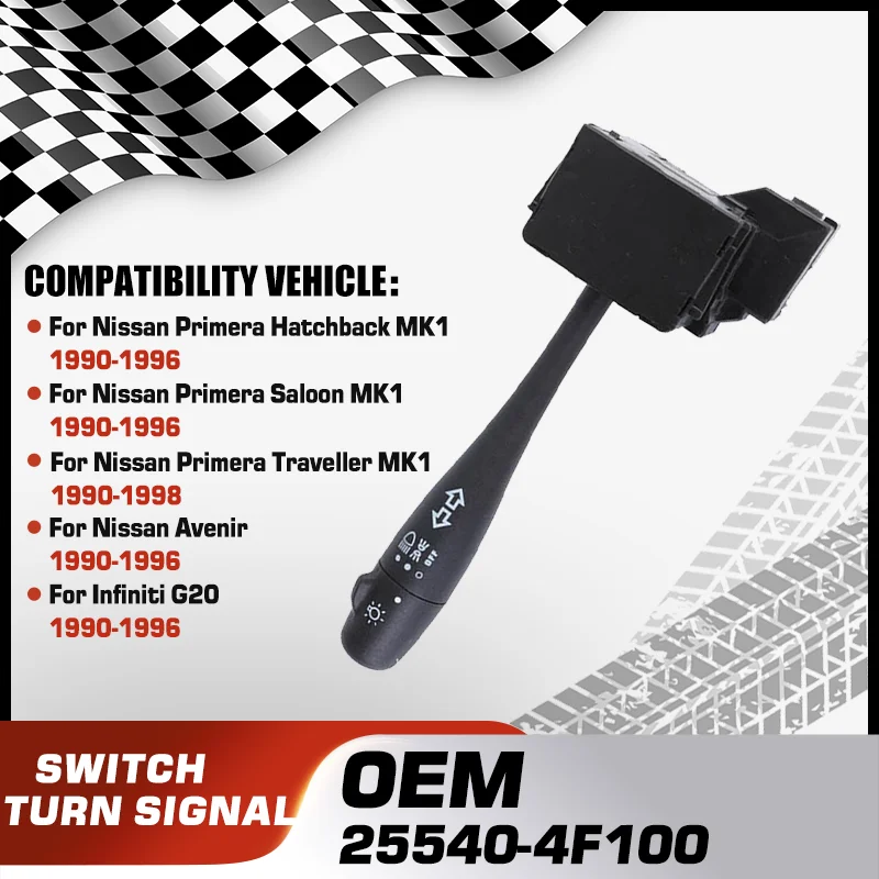 

Car Turn Signal Switch For Nissan Primera Hatchback Nissan Primera Saloon Nissan Primera Traveller Nissan Avenir Infiniti G20