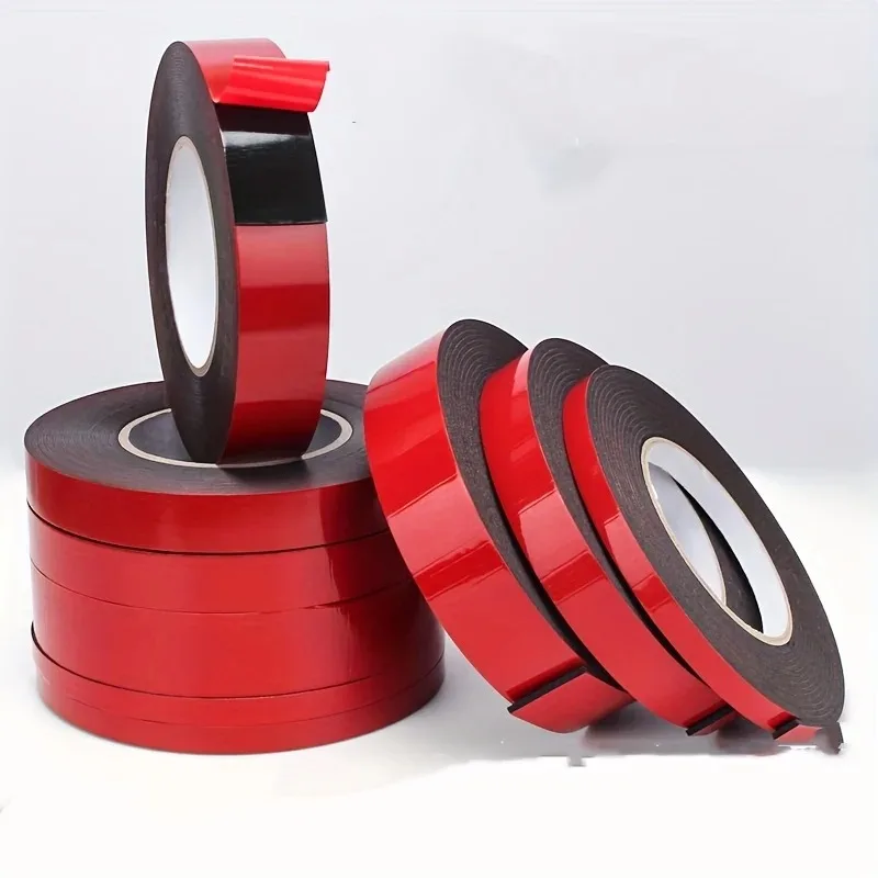 Double-Sided Adhesive Foam Tape with Super Strong Adhesion, Special Double-Sided Tape, Strong and Long-Lasting, Used for Car Mounting, Fixing Pads, Advertising Signs, High Temperature Resistant, Waterproof
