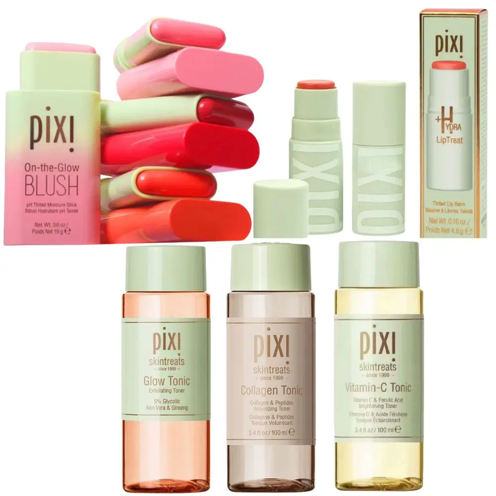2025 Vitality multifunzionale Pixi Powder Fard Stick Natural Nude Matte Gloss Crema per il trucco del viso Fard delicato non irritante