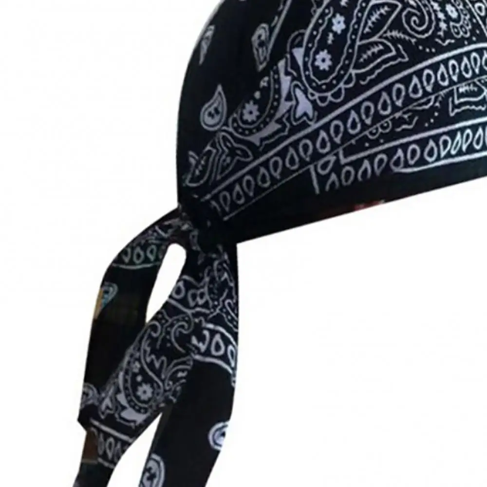 Volwassen Heren Hiphop Paisley Print Motorfiets Wrap Biker Hoed Bandana Hoofddoek Schedel Cap Heren Piratenhoed Fietsen Bandana Hoofddoek