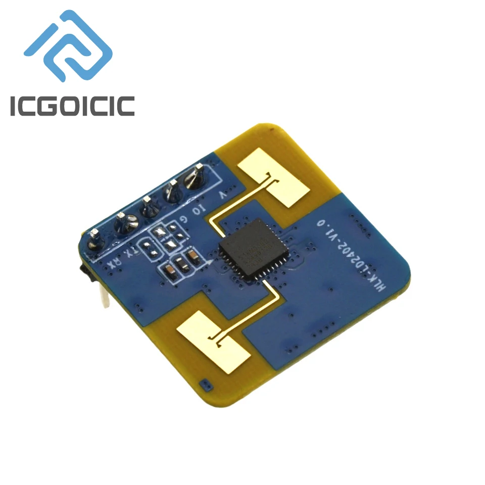 HLK-LD2402 24GHz Human Presence Sensor 7m Radar Module GPIO UART for AIoT Smart Lighting