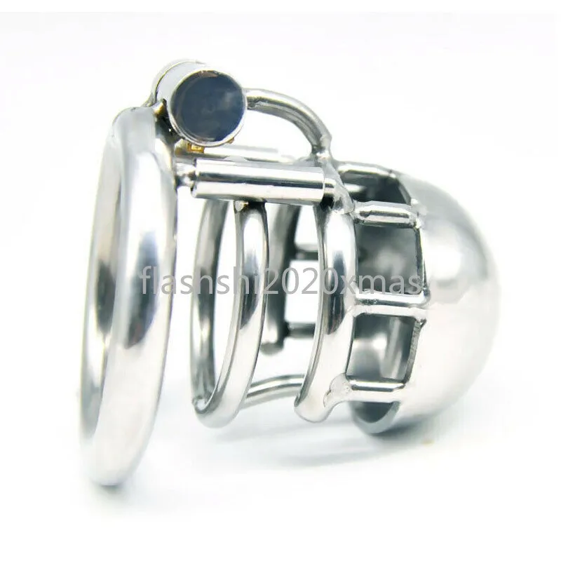 Adult Games Stainless Steel Male Chastity Cage Puncture Restraint Device Piercing Hook New Sex Toy