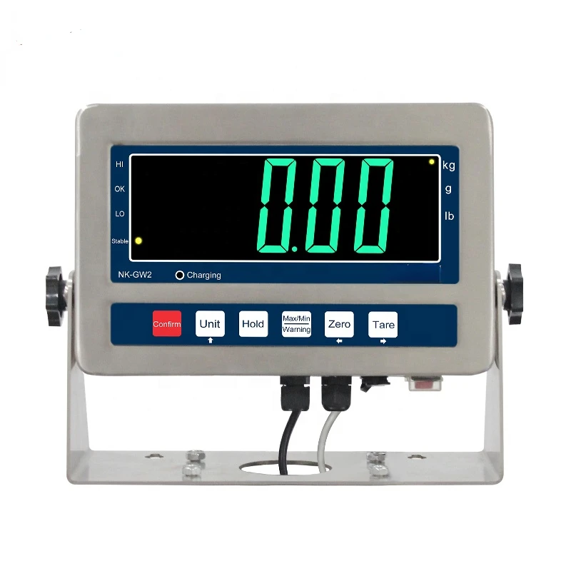 Large LED Display Stainless Steel Waterproof Digital Weighing Indicator for Floor Scales Bench Scale