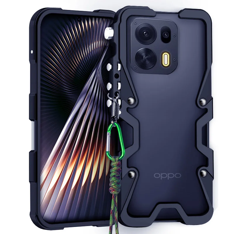 

Luxury Armor Metal Aluminum Phone Bumper For Vivo K15 K14X K12 Pro Cover Mechanical Purely Handmade Skull Case
