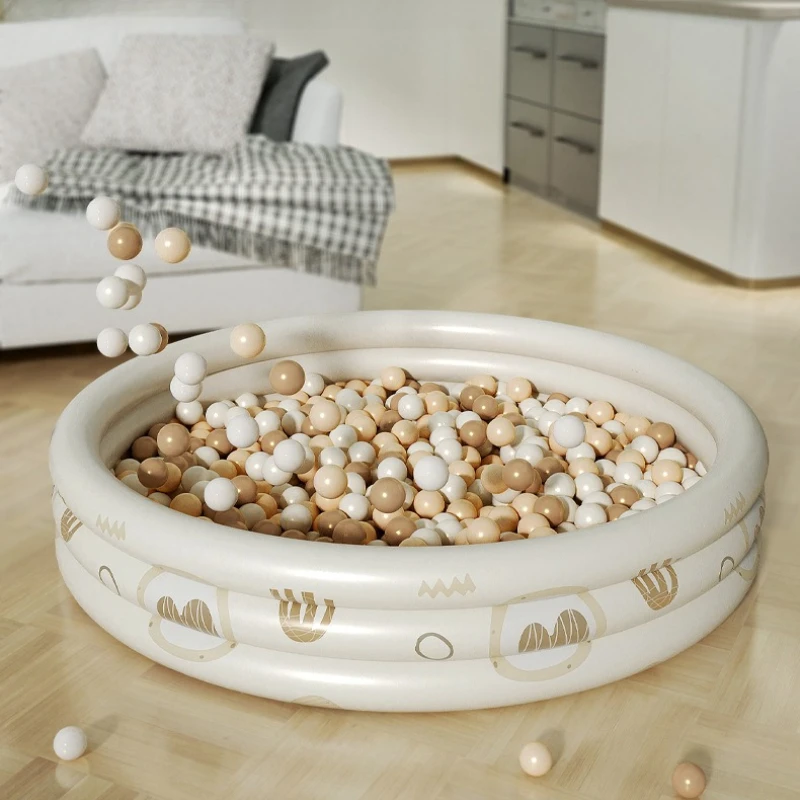Inflatable Kids Ball Pit with Balls Portable Round Ball Dry Pool Outdoor Children Safe Games Playpen Children Birthday Gift