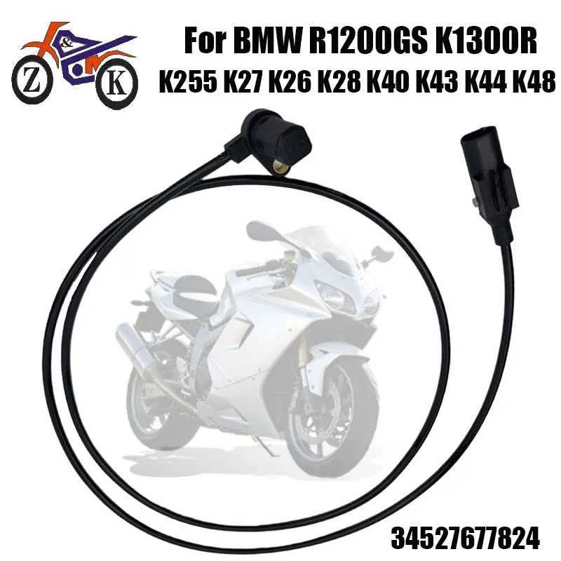 Motorcycle ABS Wheel Speed Sensor 34527677824 For BMW R1200GS ADV K1200R K1300R R900RT R1200RT R1200R K1600GT K1600GTL R NineT