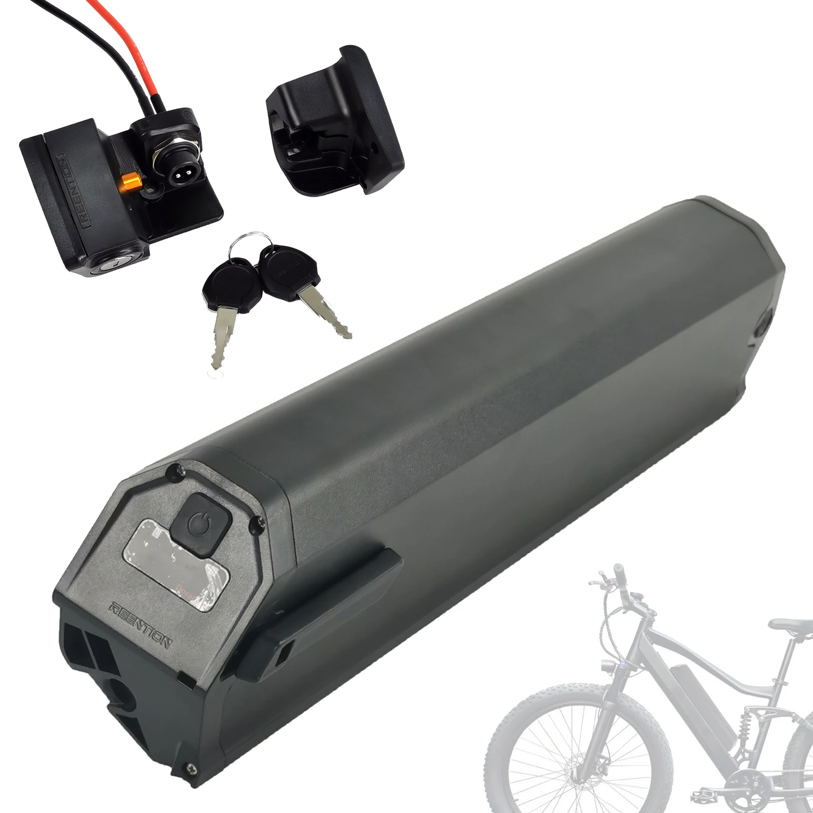 Reention Dorado Replacement Ebike Battery Pack 48V 10.4Ah 14Ah Fit for Aventon pace 500,Eahora AM100/AM200,Rambo 750XP Krusader