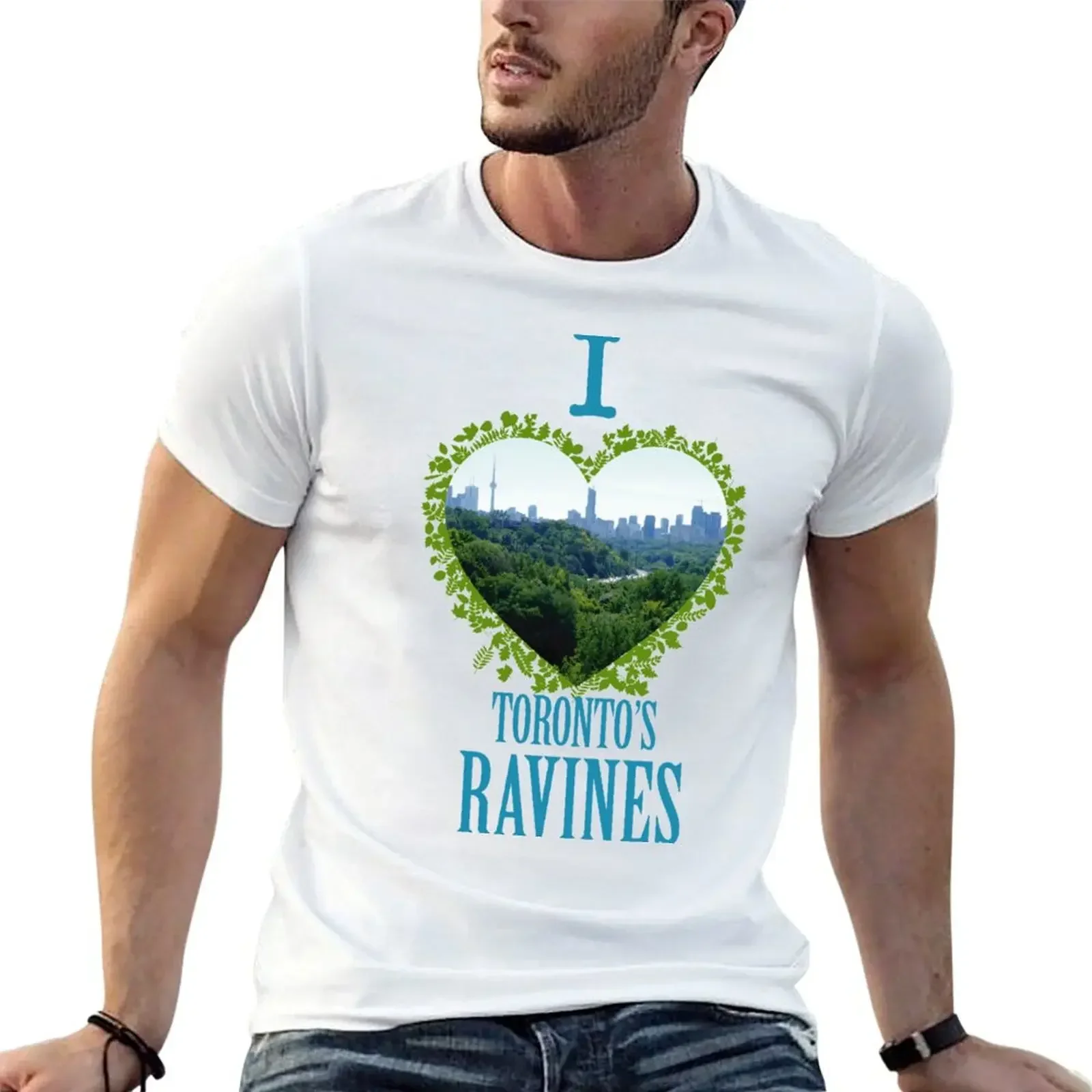 I Love Toronto's Ravines! T-Shirt custom t shirt boys animal print graphic tee shirt fitted t shirts for men