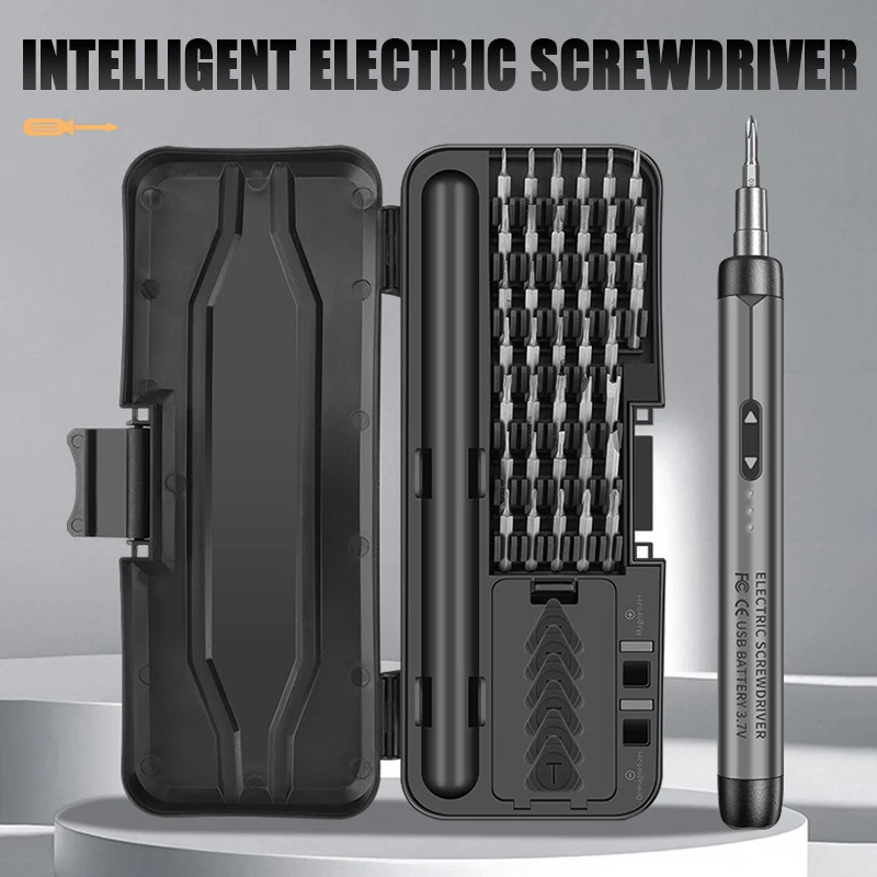 Rechargeable Wireless 46 in 1 Electric Screwdriver Set Precision Power Tool Repair Kit for Mobile Cell Computer Assemble