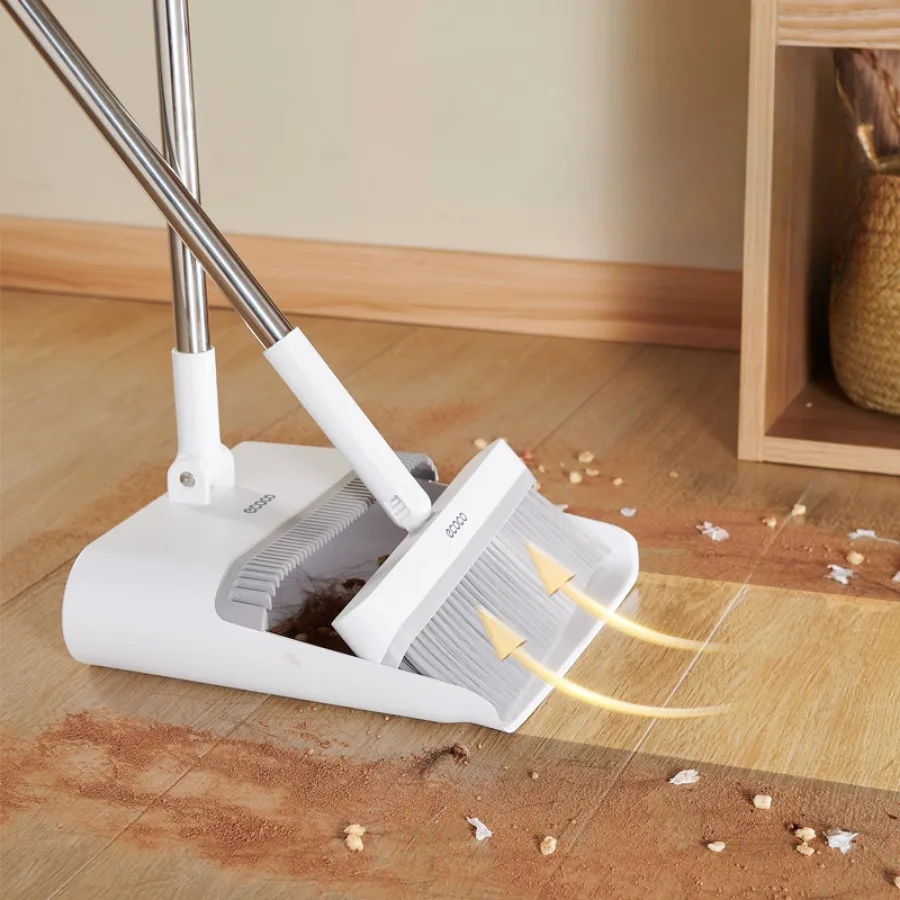 مجموعة مجرفة مجرفة منزلية ، قابلة للطي قطعة أثرية كسولة ، مكنسة كاسحة ، مجرفة قمامة ، مجموعة مكنسة ، جديدة