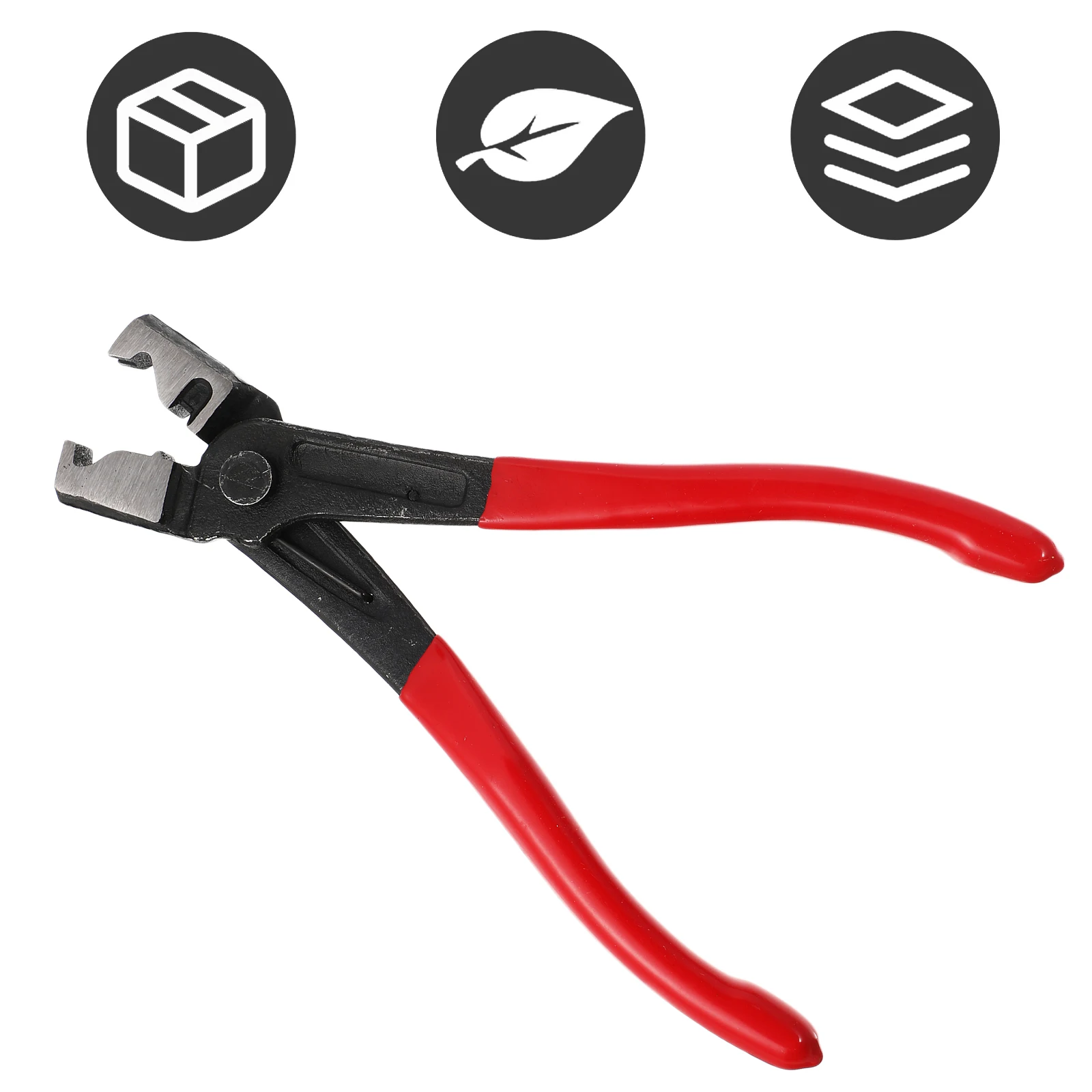

Tiger Pliers Steel Flat-band Hose Clamp Removal Tool Swivel Installation Automobile Water Pipe Repair Long Reach Non-slip Handle