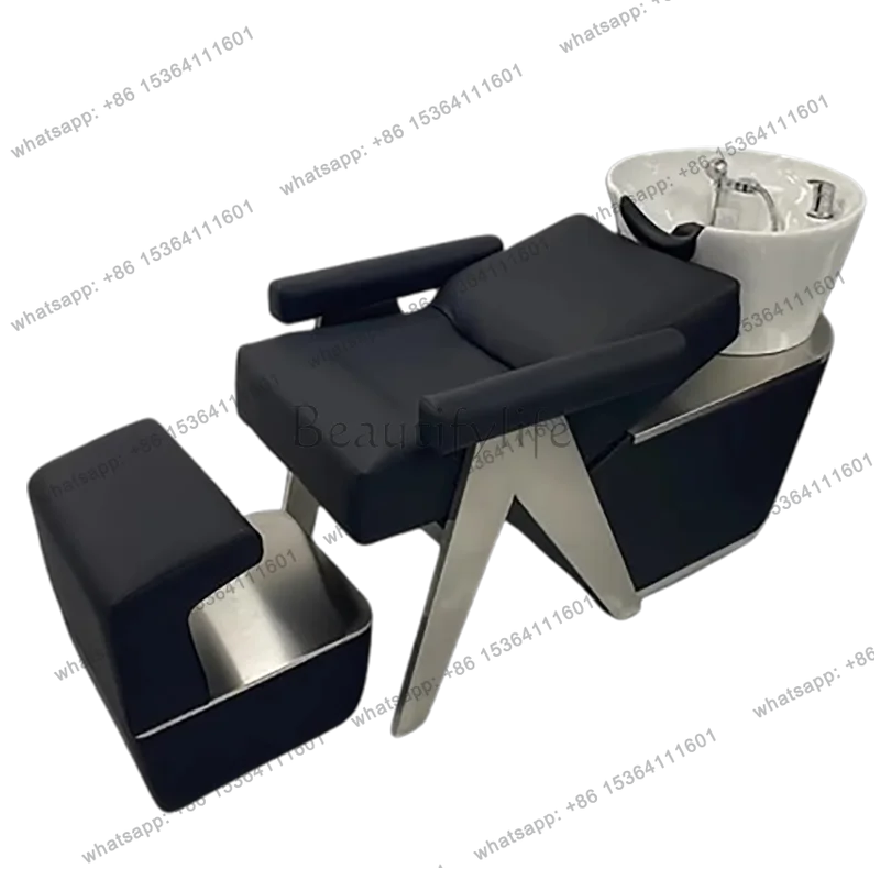 

Fashion Massage Shampoo Bed Massage Luxury Modern Unique Shampoo Recliner Fashion Ergonomic Cadeira De Barbearia Salon Furniture