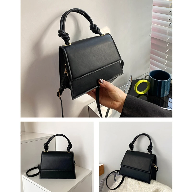 Women Small Square Bag 2024 New Simple and Versatile Casual Handbag Fashion Popular Elegant Exquisite Shoulder Messenger Bag