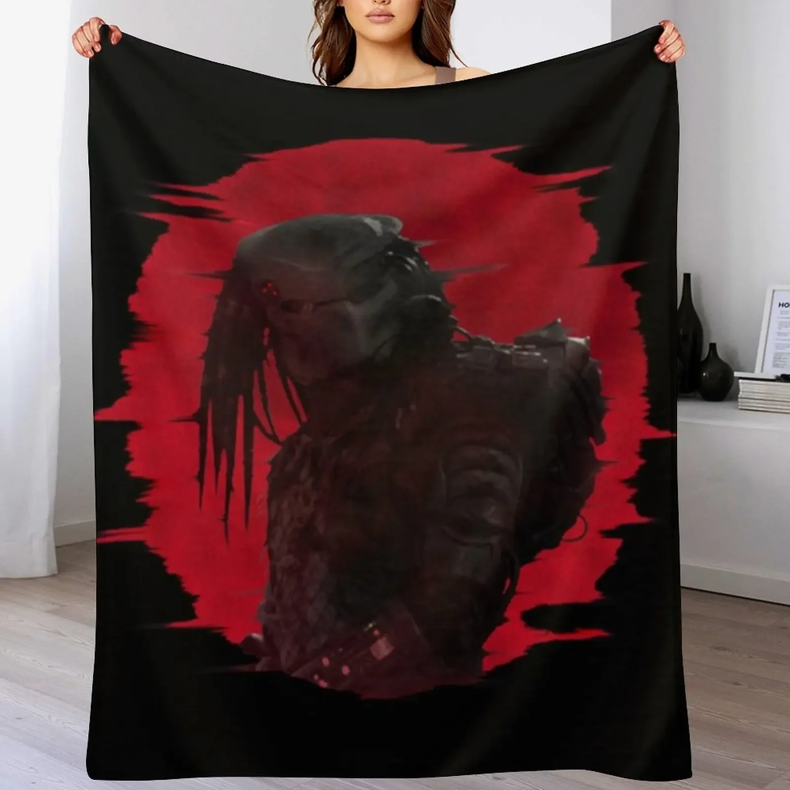 HUNTER UNDER A BLOOD RED SKY SHIRT Throw Blanket sofa bed Blankets Sofas Of Decoration Blankets