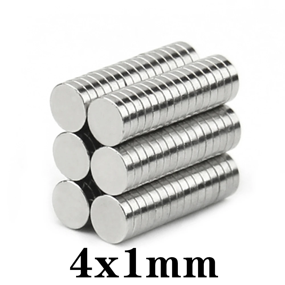 50-2000pcs 4x1mm Magnet Small Round Magnet Strong magnets Rare Earth Neodymium Magnet 4x1mm