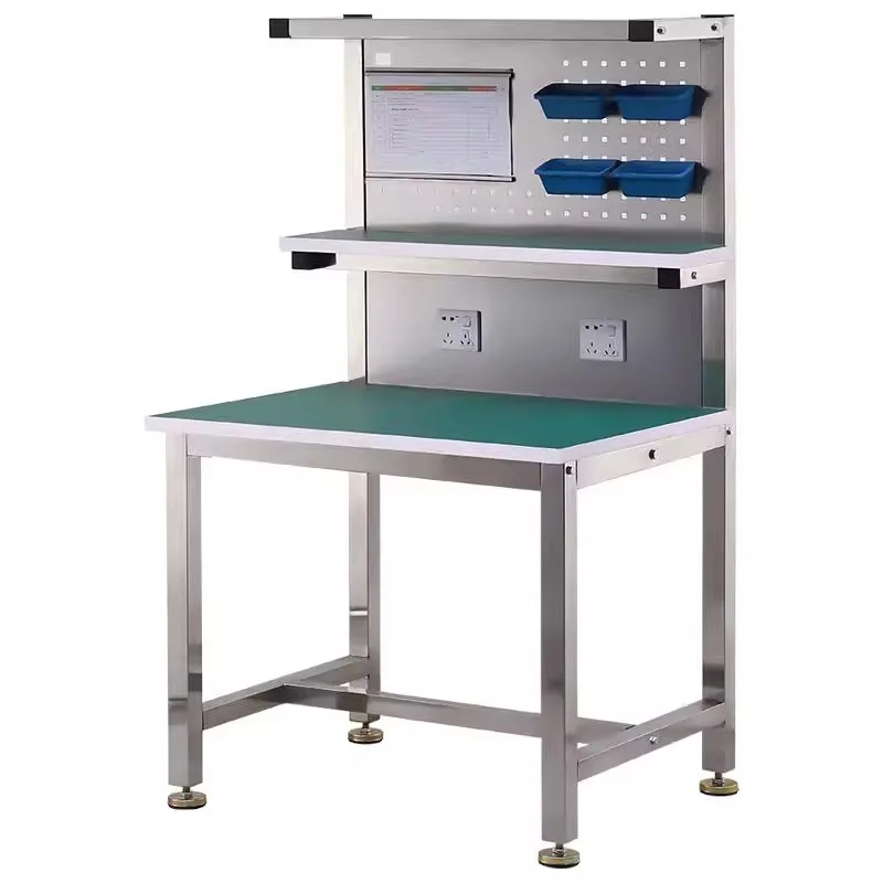 Anti Static Workbench With Drawer Cabinet For Electronics Assembly Inspection Station Workshop Laboratory Use Equipment