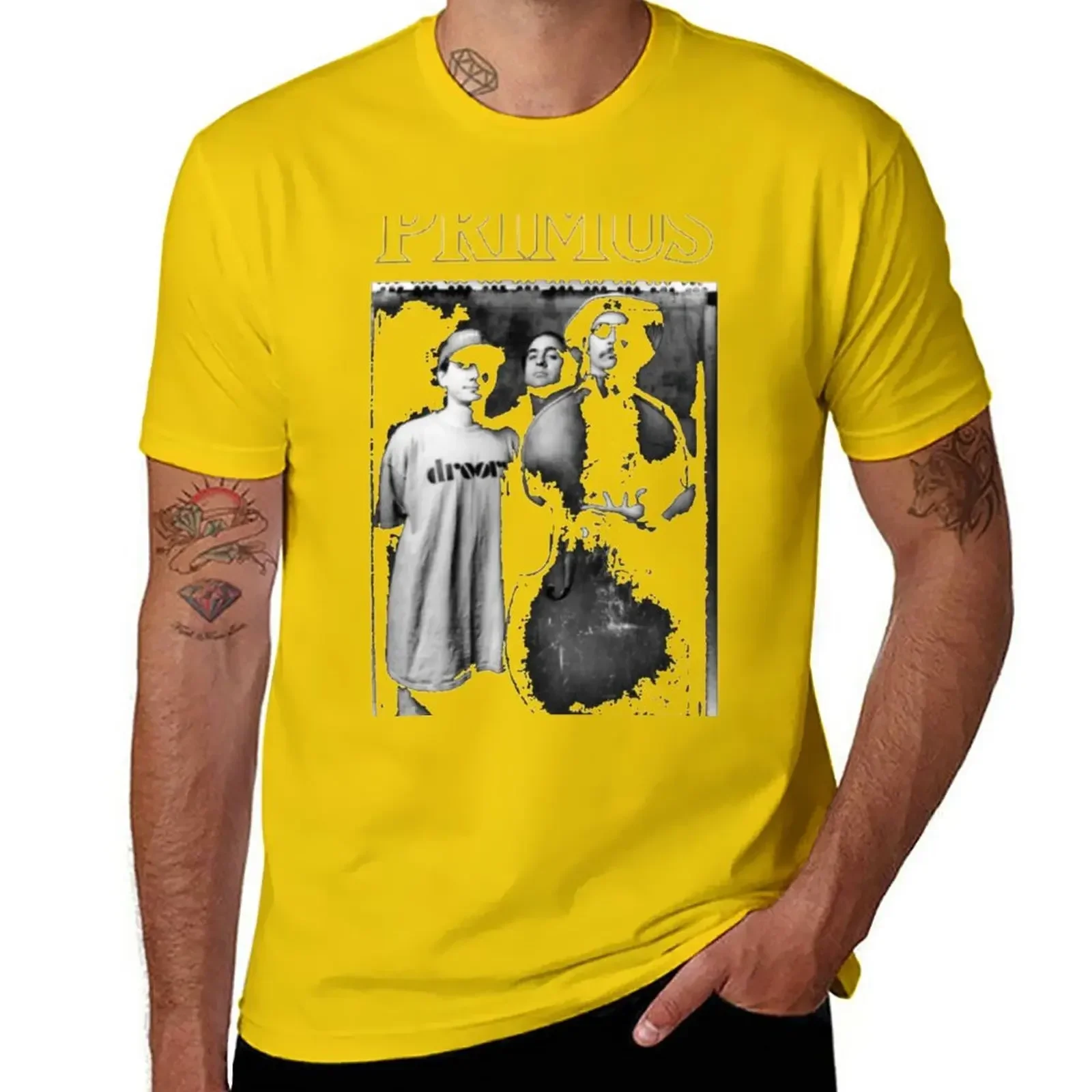Primus Sucks T-Shirt oversized customs design your own men t shirt anime clothes new in tops & tees heavyweight Male Cartoon image 3