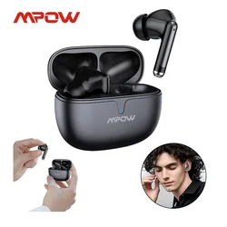 Mpow S65 True Wireless Earbuds - Bluetooth 5.3 Headphones with 30H Playback SBC Low-Latency Gaming Mode in-Ear Earbuds for Phone