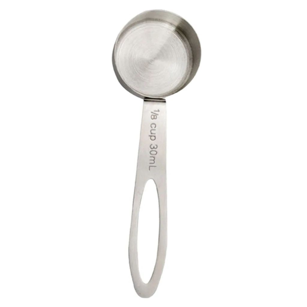 Long Handle Stainless Steel Measuring Cup Coffee Measuring Spoon for Milk Powder Home Kitchen Tools