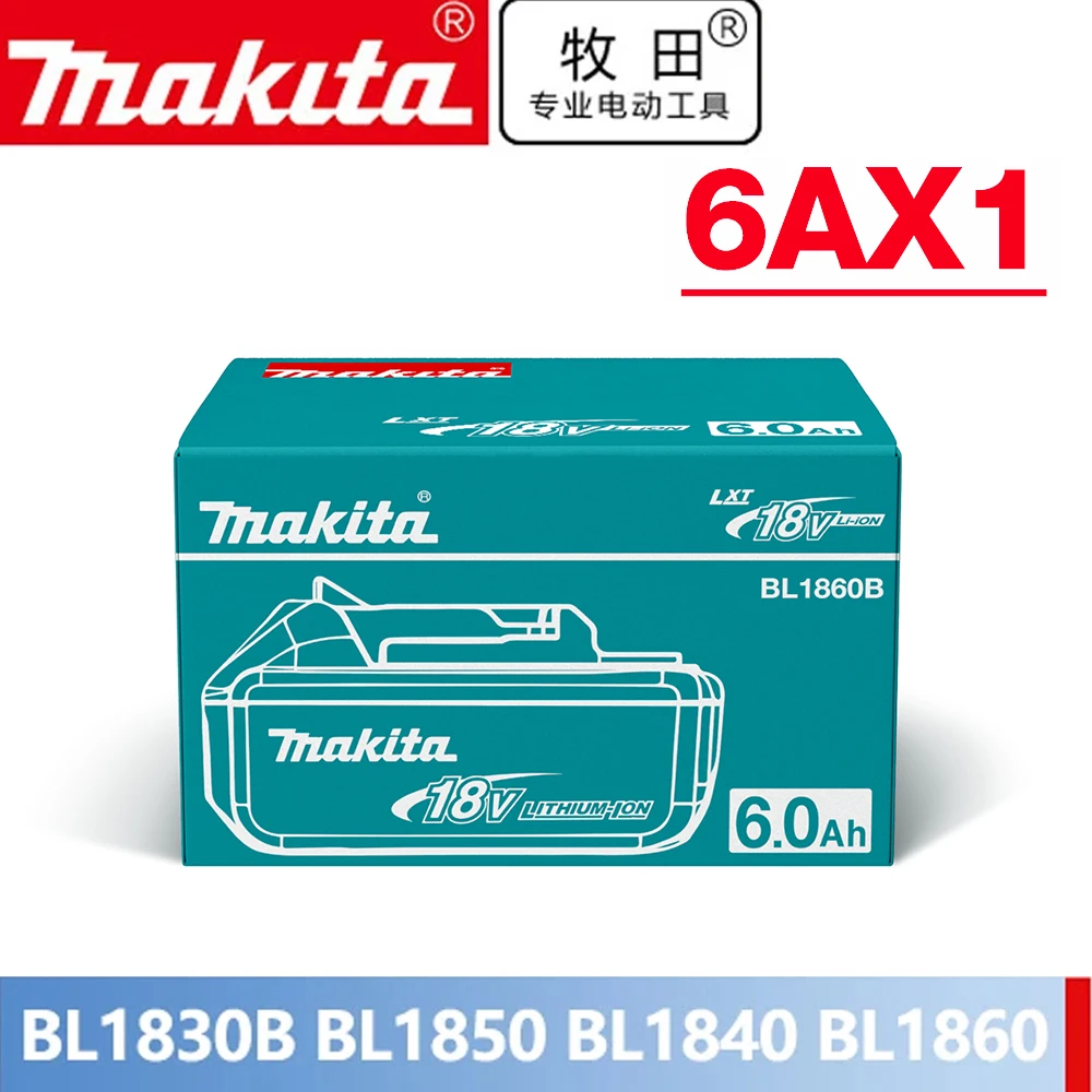 100% originele Makita 18V batterij 6AH/5AH LXT 400BL 1830B BL 1850B BL 1840BL 1860BL 1815 Vervang de lithiumbatterij.