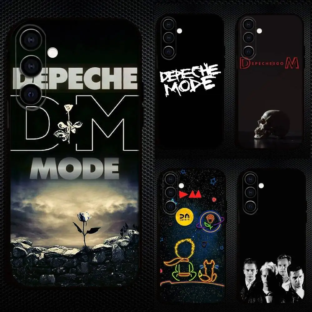 

D-Depeche Mode Rock-ES Band Phone Case For Samsung Galaxy A73,A72,A71,A70,A53,A52,A51,Others Soft Black Cover