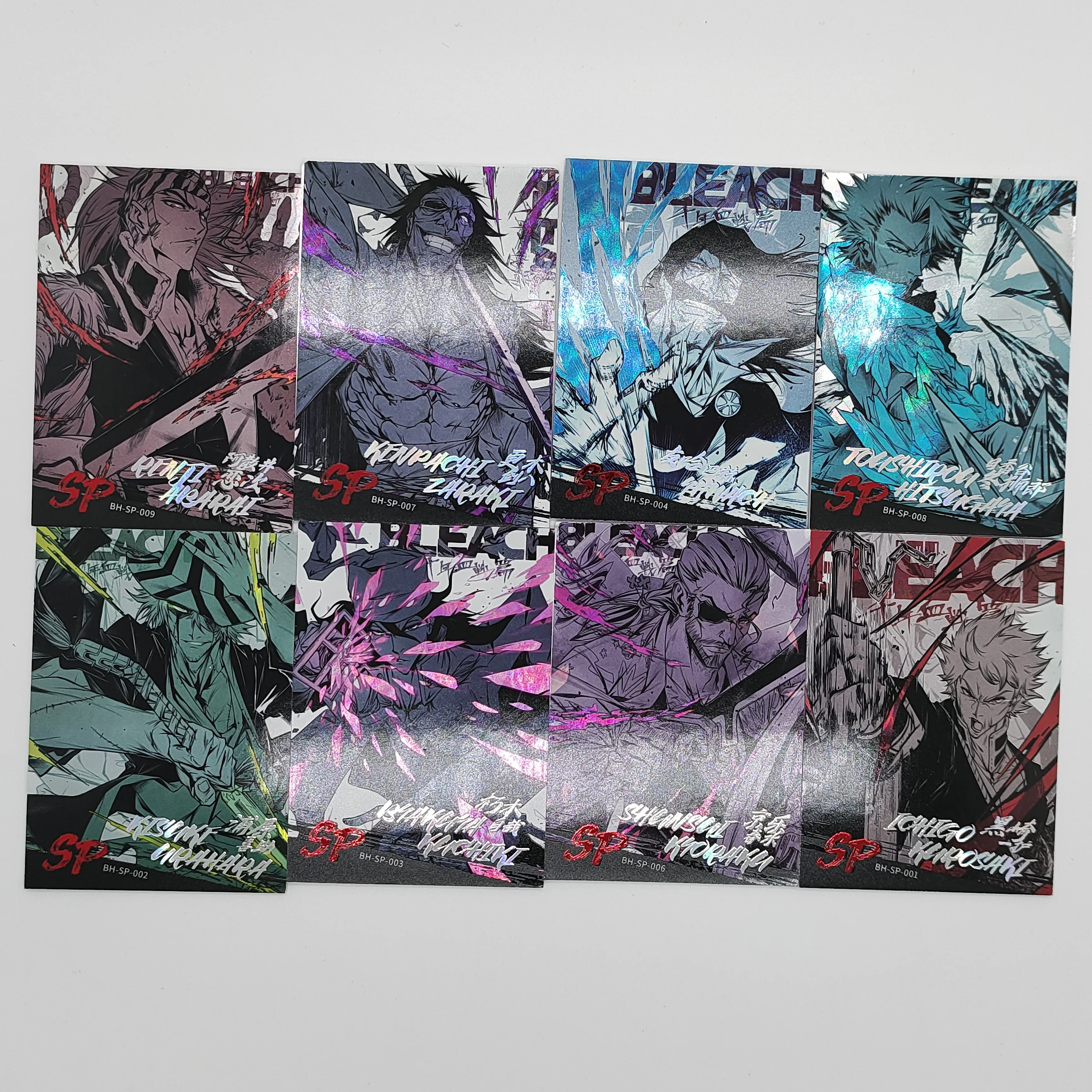 

Anime BLEACH Yhwach Kurosaki Ichigo Hitsugaya Toushirou Urahara Kisuke Zaraki Kenpachi collection card Christmas birthday gift