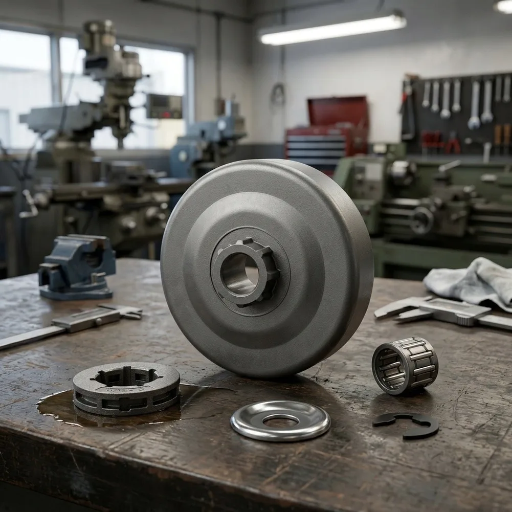 325 Clutch Drum Kit for For MS260 MS261 MS240 024 026 Chainsaws Includes Drum Rim Sprocket Needle Bearing Clutch Washer