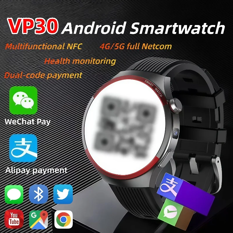 

VP30 1200mAh Bluetooth Call Smart Watch Men Sports Fitness Watches 1.75"HD Heart Monitor Waterproof Smartwatch For Android