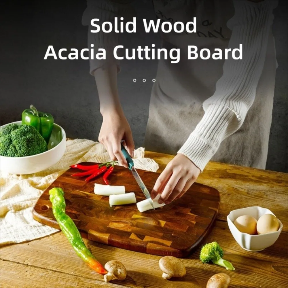 Solid Wood Cutting Board Damp-proof Double-sided Wooden Chopping Board Kitchen Tools Anti-mold Cutting Board Mats Household