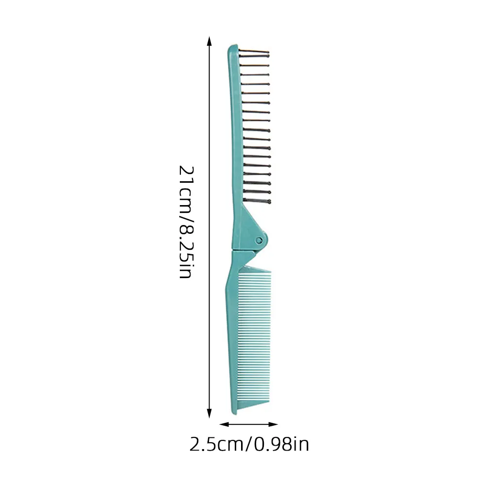 

6pcs Foldable Combs Brush Travel Makeup Pocket Portable Folding Professional Multi Function Convenient Pocket Portable Travel