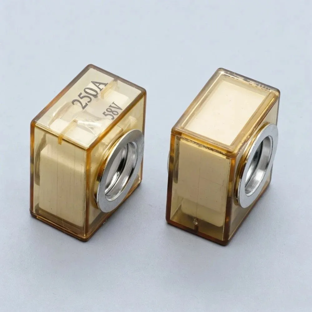 58V DC MRBF Fuses Holder Waterproof 30A 50A 80A 100A 200A 300A 500A Battery Fuse Block High Current Insulated Cover