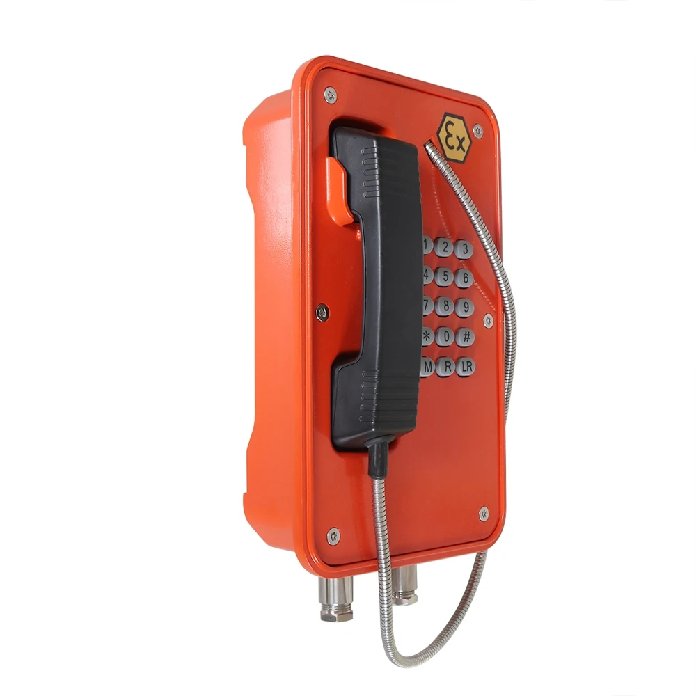 

J&R JREX106-A03 IECEx ATEX Certified EAC Ex CE FCC IK10 IP66 IP67 RoHS Industrial Oil Rig Explosion Proof Telephone Hazardous