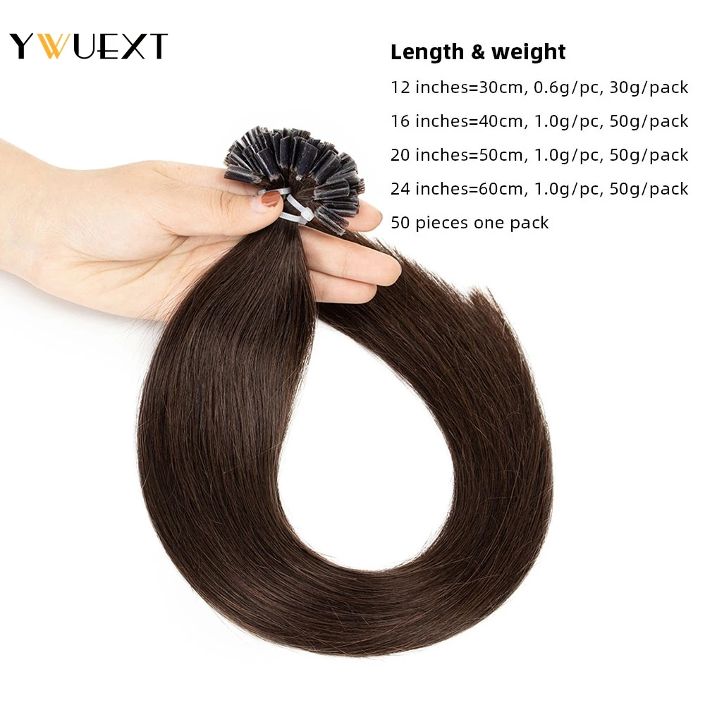 YWUEXT Nail U Capsul Human Hair 12