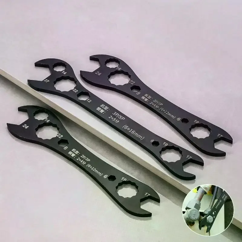 1Pcs Multi-Function Double-End Fixed Wrench Air Conditioner Wrench Open End Wrench Set Ultra-Thin Flat Wrench Tool