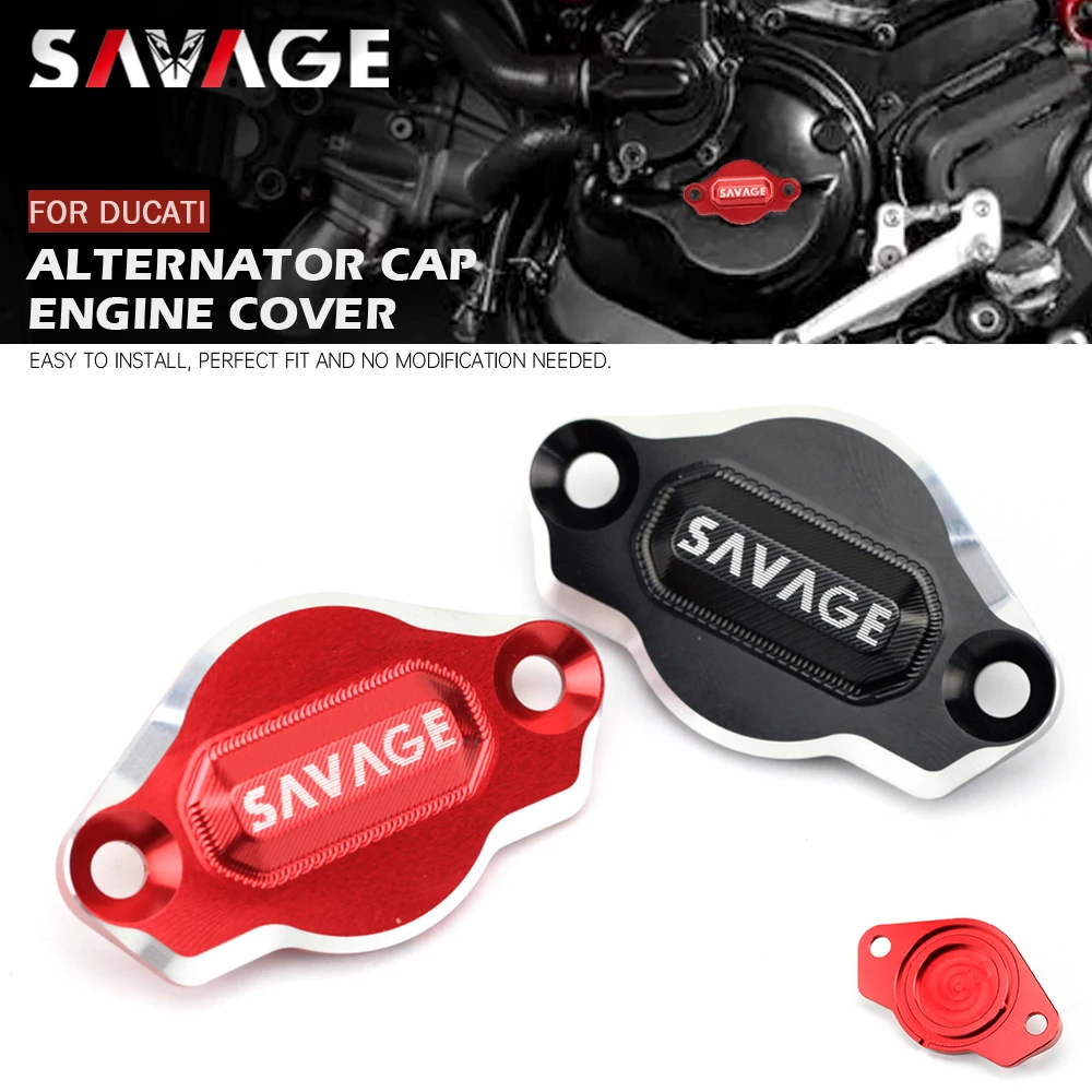 Cubierta del cárter del motor para DUCATI Supersport Superbike Monster Hypermotard Sport Touring Multistrada 1200, tapa del estator de sincronización CNC