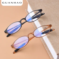Guanhao TR90 Fashion Frame Anti Blauw Licht Hars Lens Heldere Bril Man Vrouwen Ultralichte HD Plastic Frame Slanke Leesbril