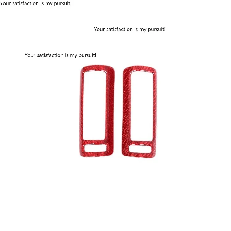 Suitable for Lamborghini Urus true carbon fiber window B column out of trend decoration car interior modification red